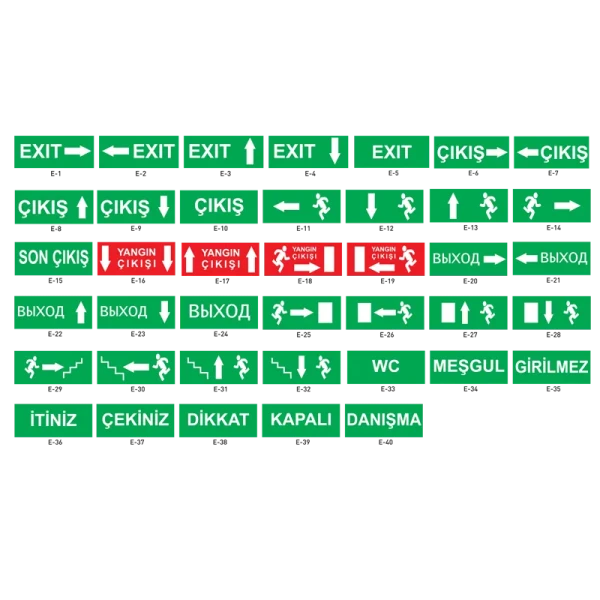 Acil Yönlendirme Etiketleri