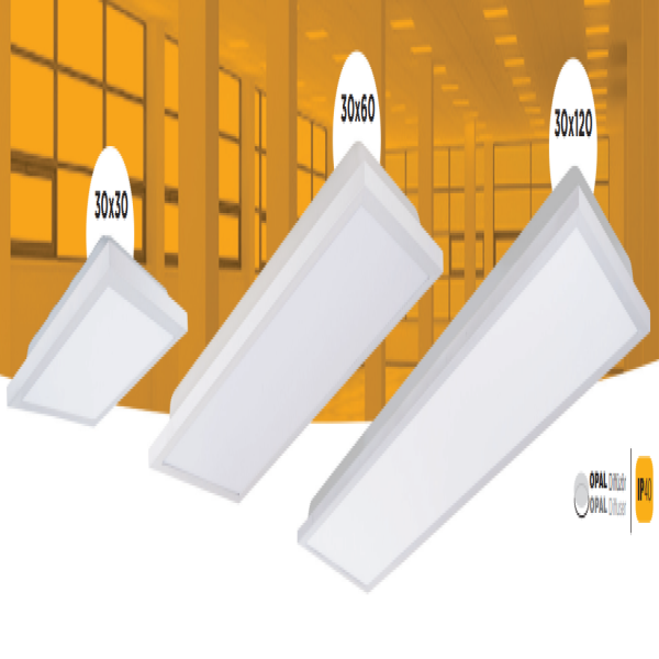 30x60 Sıva Altı Ofis Armatürü 30W