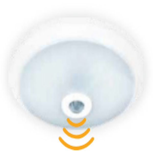 360° Hareket Sensörlü Tavan Armatürü 18W (3H EMG)